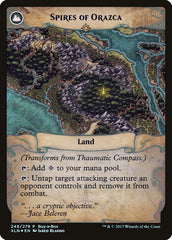 Thaumatic Compass // Spires of Orazca (Buy-A-Box) [Ixalan Treasure Chest] | Good Games Cannington