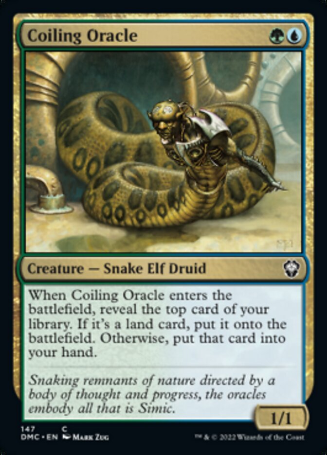 Coiling Oracle [Dominaria United Commander] | Good Games Cannington