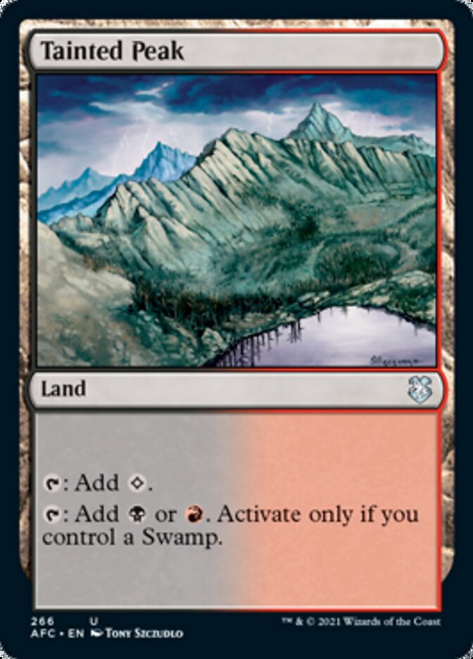 Tainted Peak [Dungeons & Dragons: Adventures in the Forgotten Realms Commander] | Good Games Cannington