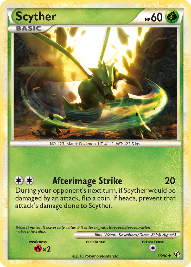 Scyther (36/90) [HeartGold & SoulSilver: Undaunted] | Good Games Cannington