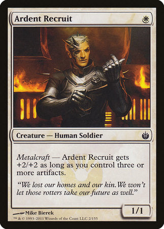 Ardent Recruit [Mirrodin Besieged] | Good Games Cannington