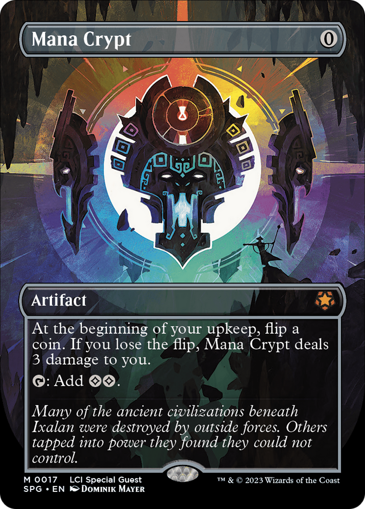 Mana Crypt (Borderless) [The Lost Caverns of Ixalan Special Guests] | Good Games Cannington