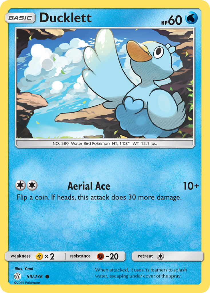 Ducklett (59/236) [Sun & Moon: Cosmic Eclipse] | Good Games Cannington