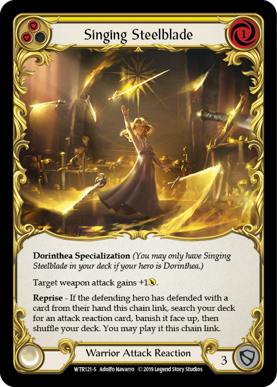 Singing Steelblade [WTR121-S] Alpha Print Normal | Good Games Cannington