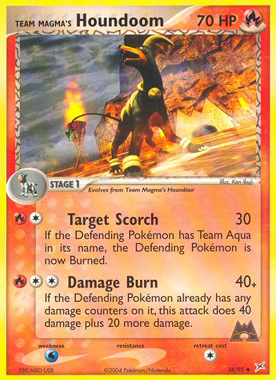 Team Magma's Houndoom (34/95) [EX: Team Magma vs Team Aqua] | Good Games Cannington