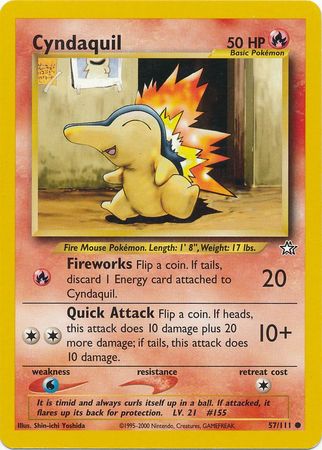Cyndaquil (57/111) [Neo Genesis Unlimited] | Good Games Cannington