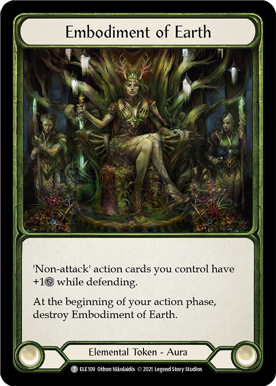 Embodiment of Earth // Shiver [ELE033] (Tales of Aria)  1st Edition Normal | Good Games Cannington