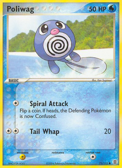 Poliwag (75/112) [EX: FireRed & LeafGreen] | Good Games Cannington