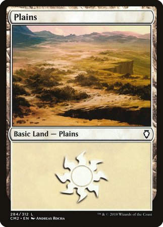 Plains (284) [Commander Anthology Volume II] | Good Games Cannington