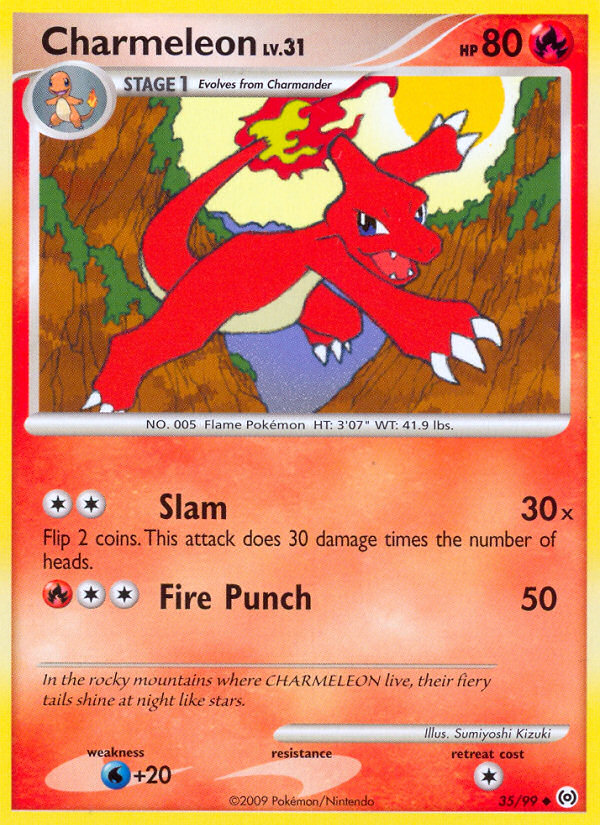 Charmeleon (35/99) [Platinum: Arceus] | Good Games Cannington