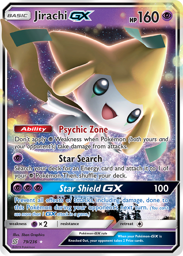 Jirachi GX (79/236) [Sun & Moon: Unified Minds] | Good Games Cannington