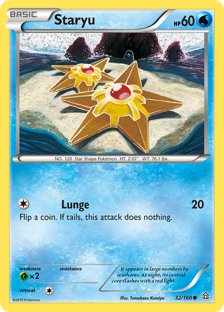 Staryu (32/160) [XY: Primal Clash] | Good Games Cannington