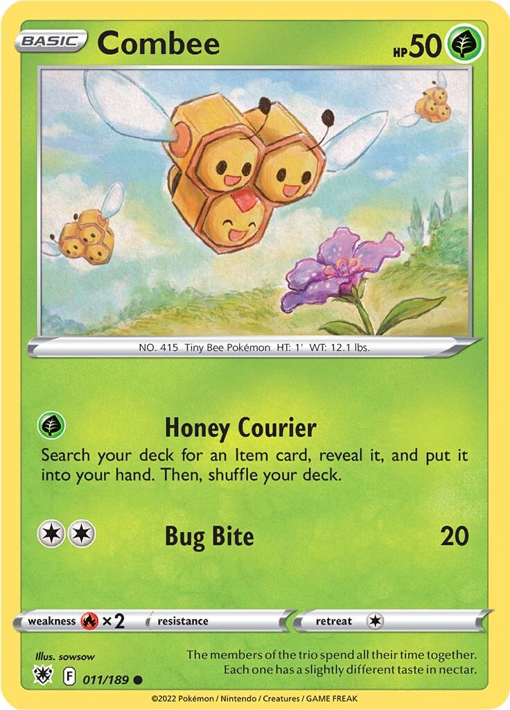 Combee (011/189) [Sword & Shield: Astral Radiance] | Good Games Cannington