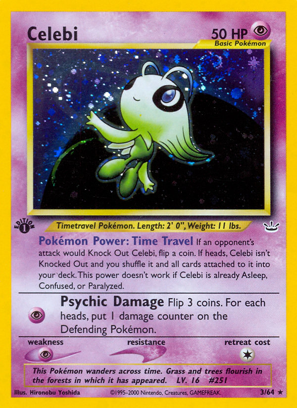 Celebi (3/64) [Neo Revelation 1st Edition] | Good Games Cannington