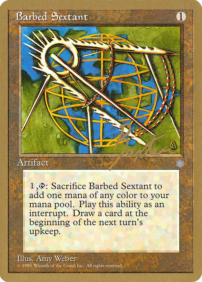 Barbed Sextant (George Baxter) [Pro Tour Collector Set] | Good Games Cannington