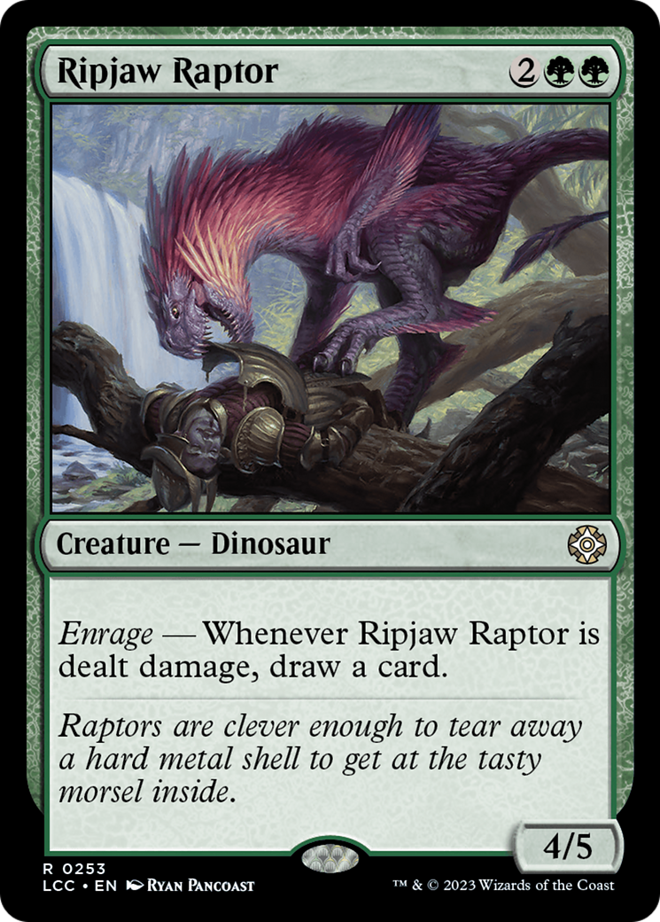 Ripjaw Raptor [The Lost Caverns of Ixalan Commander] | Good Games Cannington