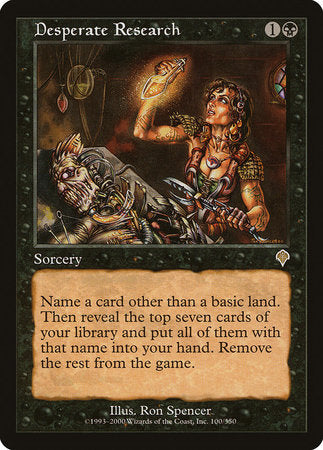 Desperate Research [Invasion] | Good Games Cannington