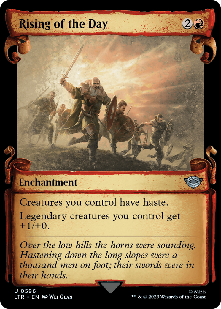 Rising of the Day [The Lord of the Rings: Tales of Middle-Earth Showcase Scrolls] | Good Games Cannington