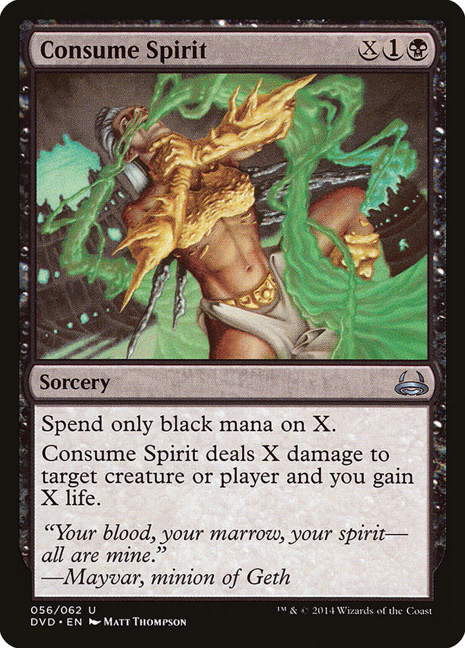 Consume Spirit (Divine vs. Demonic) [Duel Decks Anthology] | Good Games Cannington