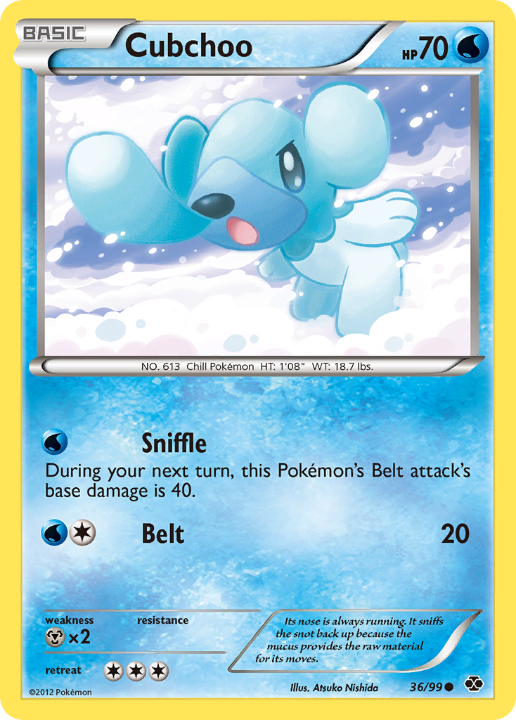 Cubchoo (36/99) [Black & White: Next Destinies] | Good Games Cannington