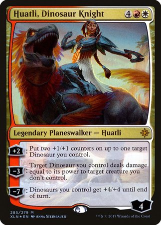 Huatli, Dinosaur Knight [Ixalan] | Good Games Cannington