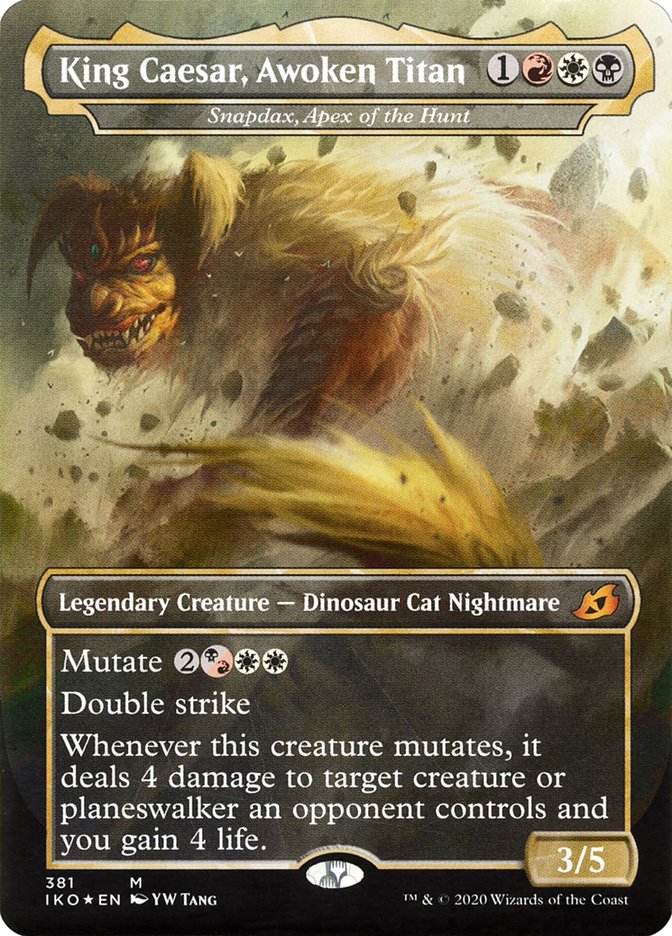 Snapdax, Apex of the Hunt - King Caesar, Awoken Titan (Godzilla Series) [Ikoria: Lair of Behemoths] | Good Games Cannington
