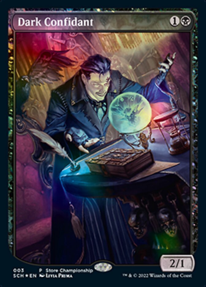Dark Confidant (Extended Art) [Store Championships 2022] | Good Games Cannington