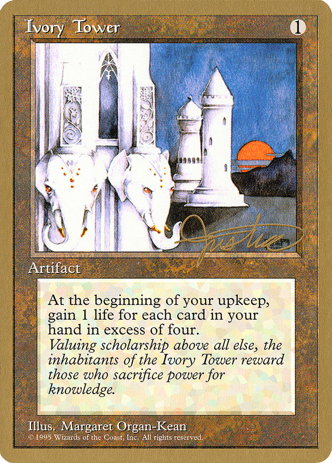 Ivory Tower (Mark Justice) [Pro Tour Collector Set] | Good Games Cannington