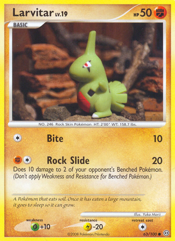 Larvitar (63/100) [Diamond & Pearl: Stormfront] | Good Games Cannington
