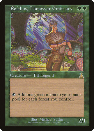Rofellos, Llanowar Emissary [Urza's Destiny] | Good Games Cannington
