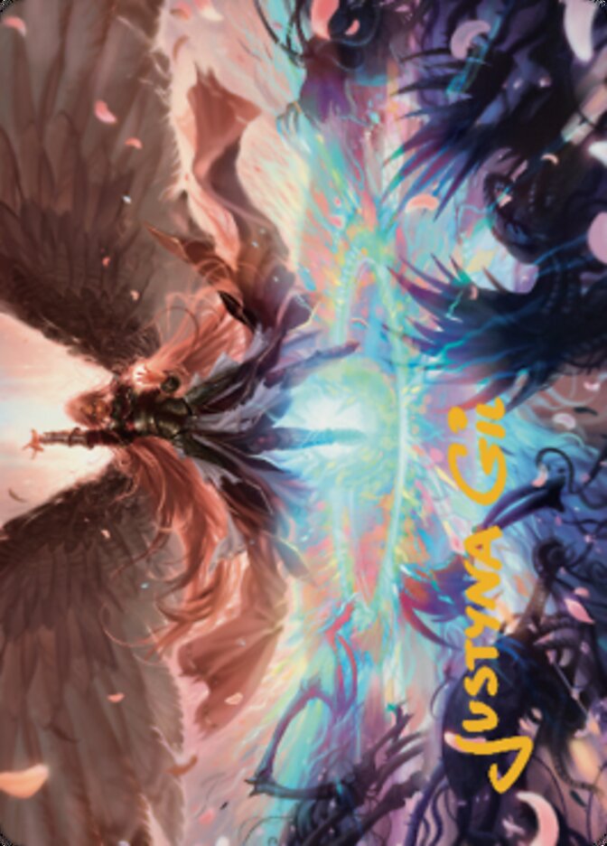 Iridian Maelstrom Art Card (Gold-Stamped Signature) [Dominaria United Art Series] | Good Games Cannington