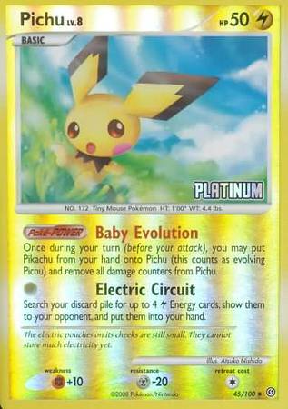 Pichu (45/100) [Burger King Promos: 2009 Collection] | Good Games Cannington