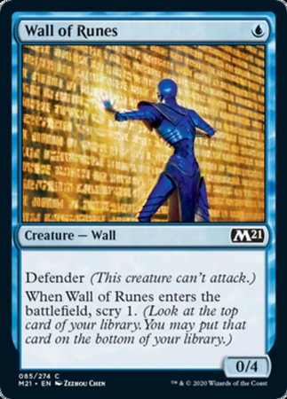 Wall of Runes [Core Set 2021] | Good Games Cannington