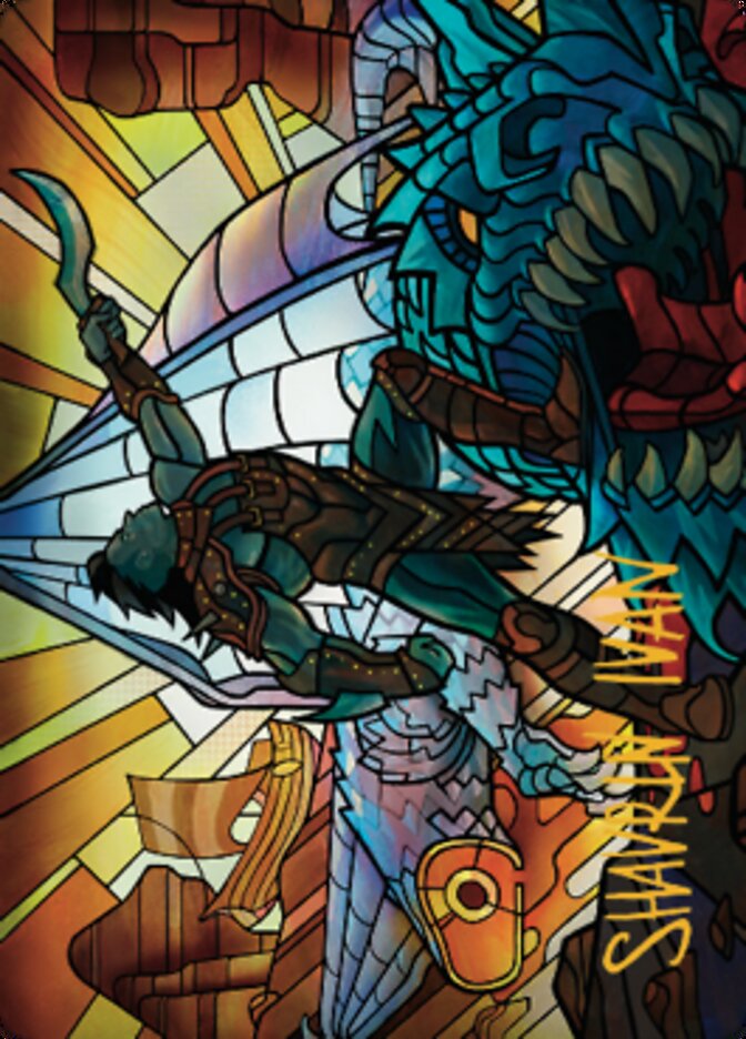 Astor, Bearer of Blades Art Card (Gold-Stamped Signature) [Dominaria United Art Series] | Good Games Cannington