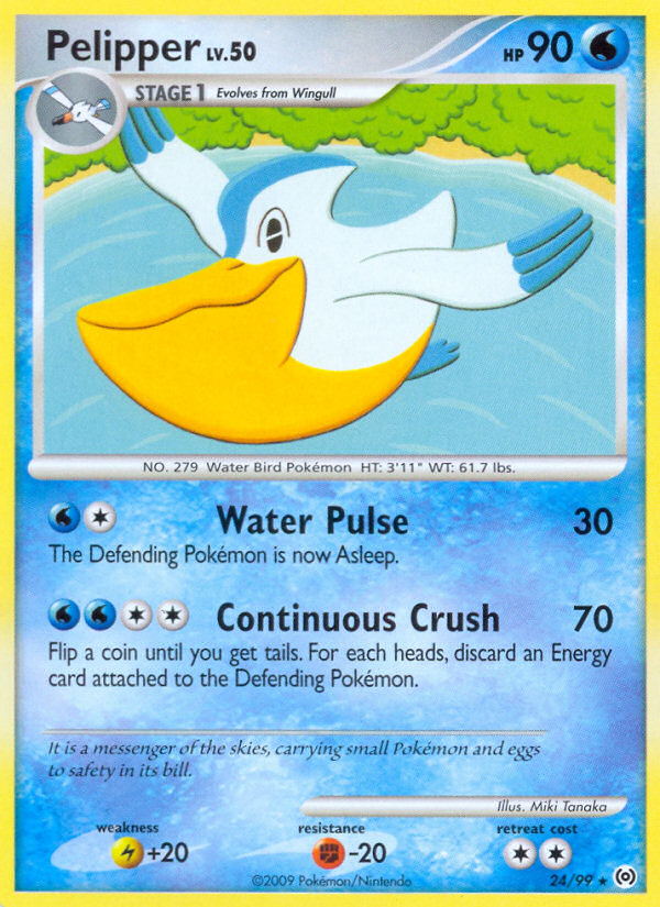 Pelipper (24/99) [Platinum: Arceus] | Good Games Cannington