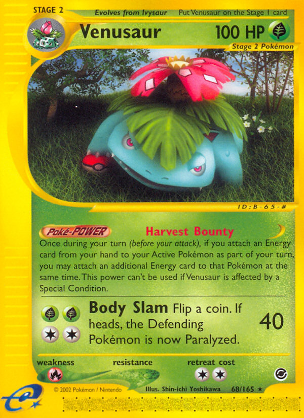 Venusaur (68/165) [Expedition: Base Set] | Good Games Cannington