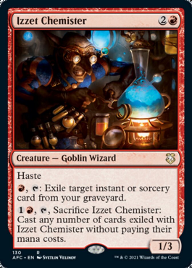 Izzet Chemister [Dungeons & Dragons: Adventures in the Forgotten Realms Commander] | Good Games Cannington