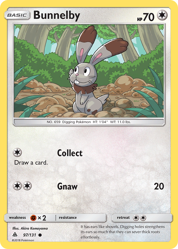 Bunnelby (97/131) [Sun & Moon: Forbidden Light] | Good Games Cannington