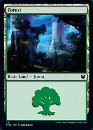 Forest (287) [Theros Beyond Death] | Good Games Cannington
