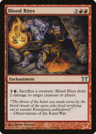 Blood Rites [Champions of Kamigawa] | Good Games Cannington