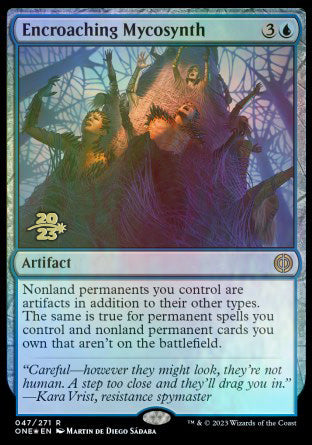 Encroaching Mycosynth [Phyrexia: All Will Be One Prerelease Promos] | Good Games Cannington