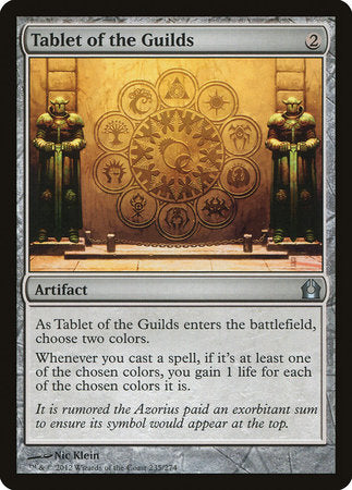 Tablet of the Guilds [Return to Ravnica] | Good Games Cannington