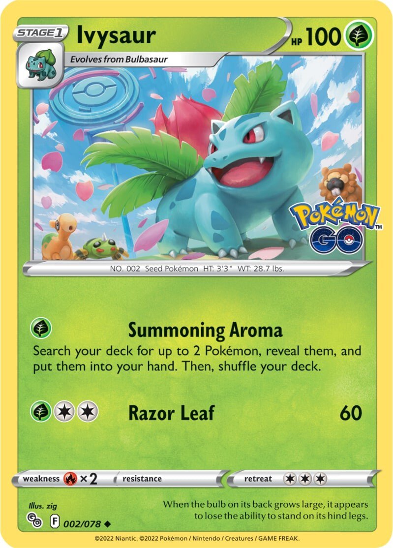 Ivysaur (002/078) [Pokémon GO] | Good Games Cannington