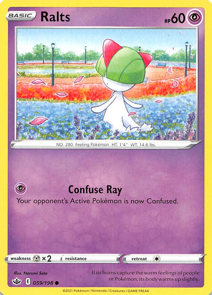 Ralts (059/198) [Sword & Shield: Chilling Reign] | Good Games Cannington