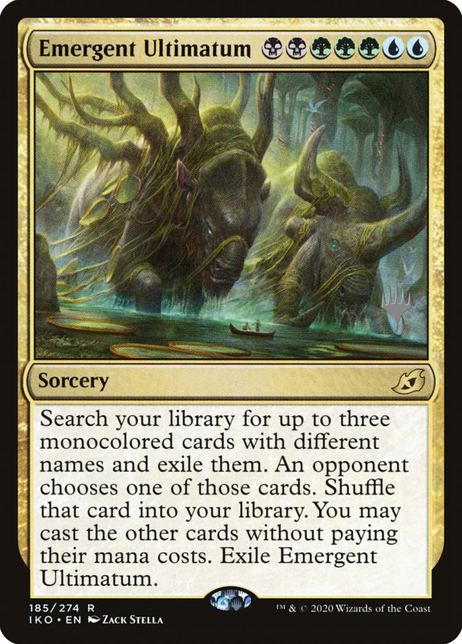 Emergent Ultimatum (Promo Pack) [Ikoria: Lair of Behemoths Promos] | Good Games Cannington