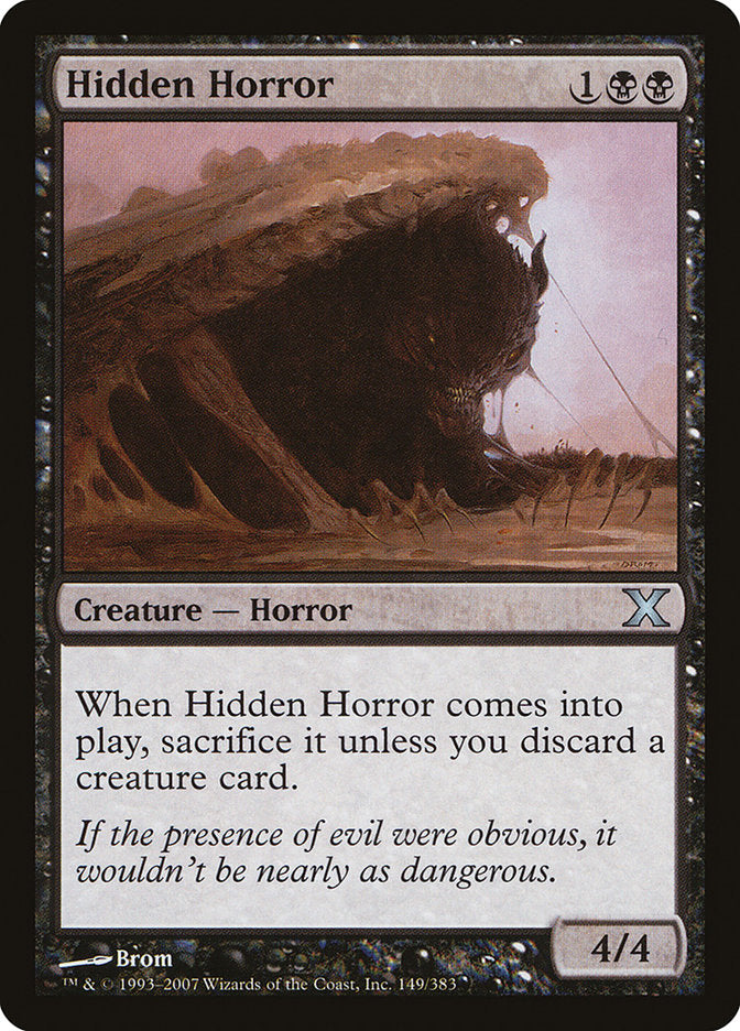 Hidden Horror [Tenth Edition] | Good Games Cannington