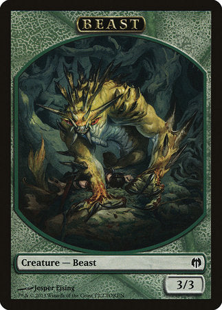 Beast Token [Duel Decks: Heroes vs. Monsters Tokens] | Good Games Cannington