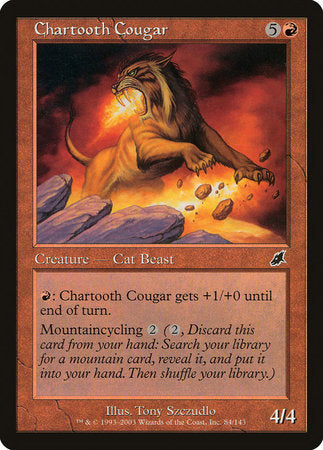 Chartooth Cougar [Scourge] | Good Games Cannington