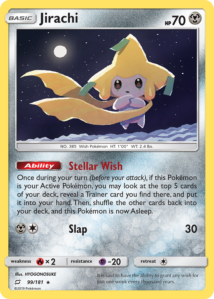 Jirachi (99/181) [Sun & Moon: Team Up] | Good Games Cannington