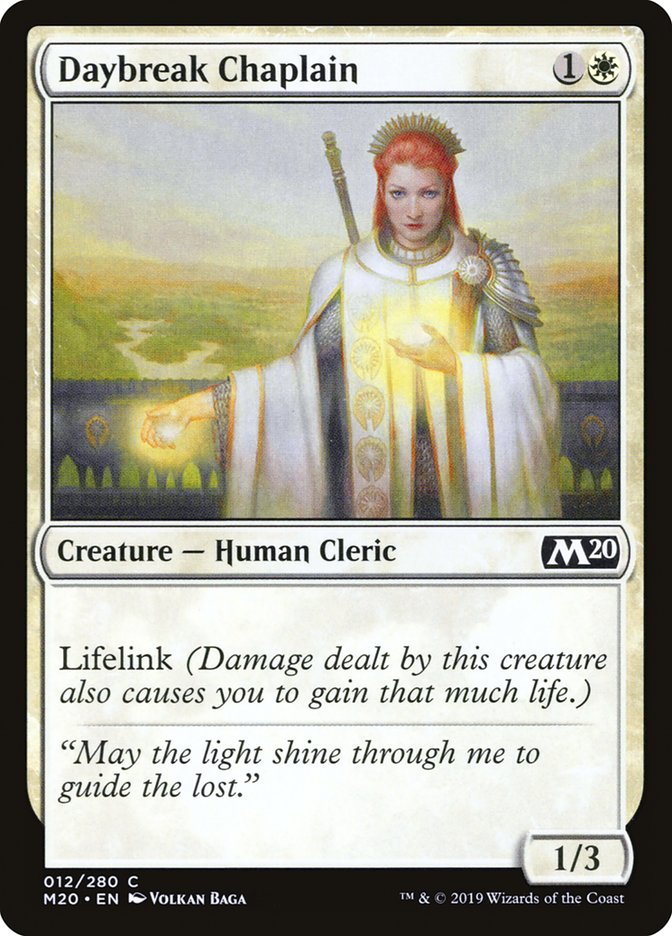 Daybreak Chaplain [Core Set 2020] | Good Games Cannington